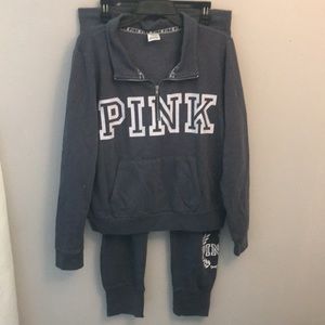 Victoria’s Secret PINK Matching Sweatsuit Size Large